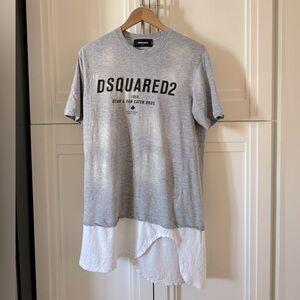 DSquared2 Logo Graphic Print T-Shirt - Medium